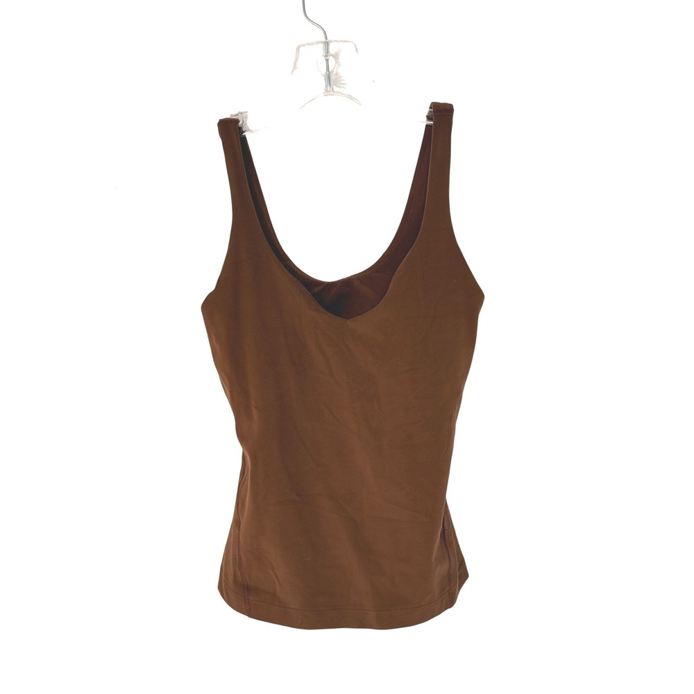 Lululemon Align Tank Top Brown Light Support Gym Active Workout Athletic Size 0